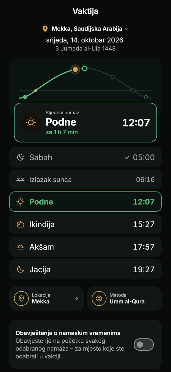 Vaktija s dnevnim lukom