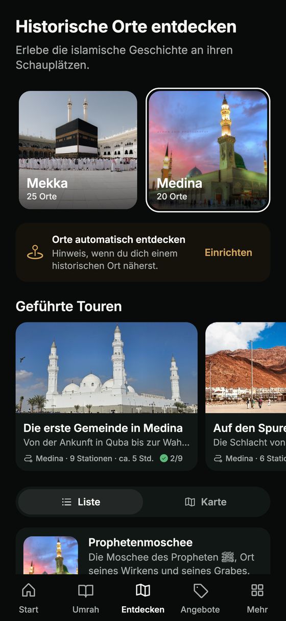 Entdecken: Mekka und Medina, geführte Touren