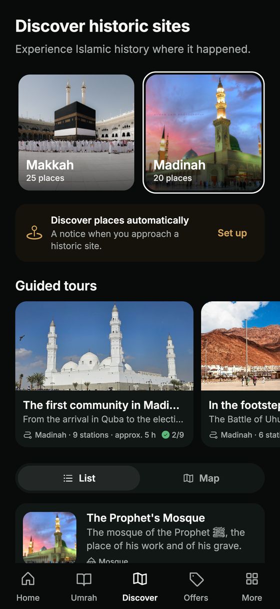 Discover: Makkah and Madinah, guided tours