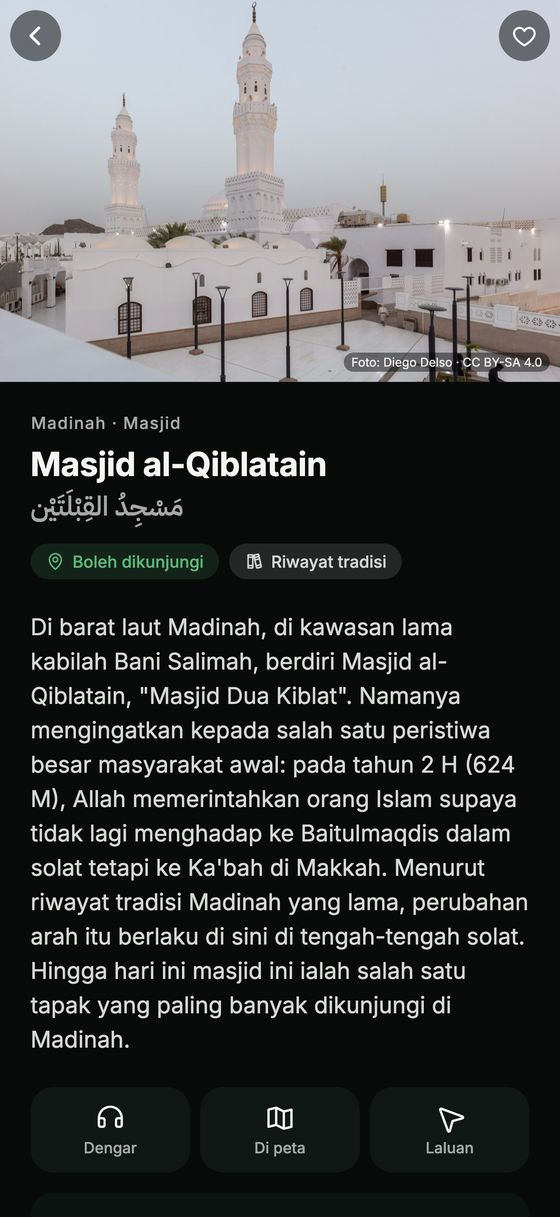 Halaman tempat dengan foto, sejarah dan sumber
