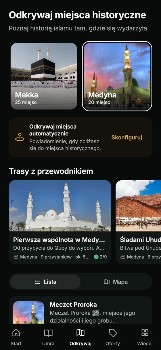 Odkrywaj: Mekka i Medyna, trasy z przewodnikiem