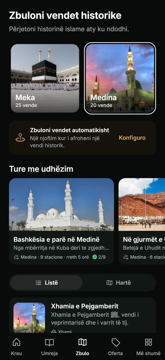 Zbulo: Meka dhe Medina, ture të udhëhequra