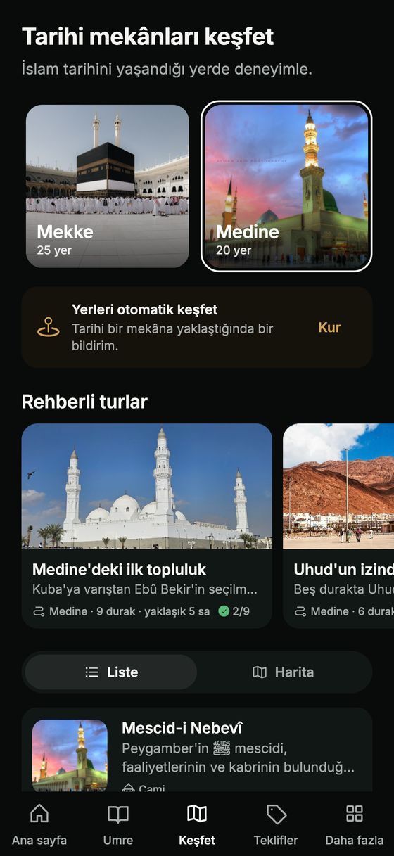 Keşfet: Mekke ve Medine, rehberli turlar